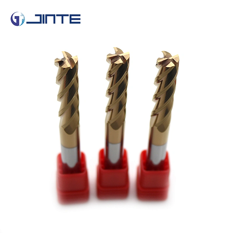 High Precision 10*100 Long Length Carbide Finish 4F Flat End Mills for stainless steel