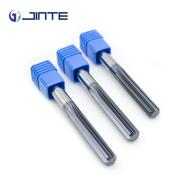 High Performance Solid Carbide 6 Flutes Chucking Reamer with Straight Flute