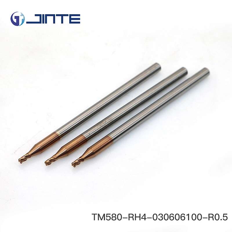 100% raw material carbide end mills 4 flutes 3*50