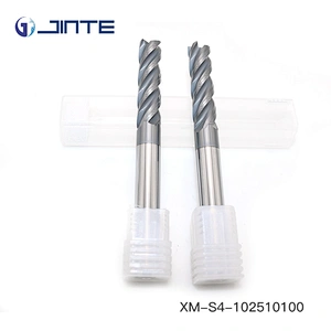 10mm Carbide 4 Flute Roughing Endmills, Rough Cutting For CNC Metal Working