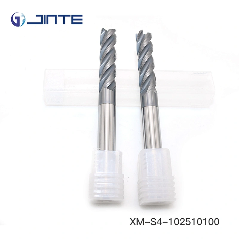 10mm Carbide 4 Flute Roughing Endmills, Rough Cutting For CNC Metal Working