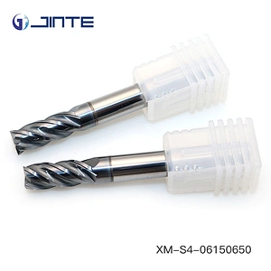 6*50mm 4 flute HRC68 endmill for hard steel machining
