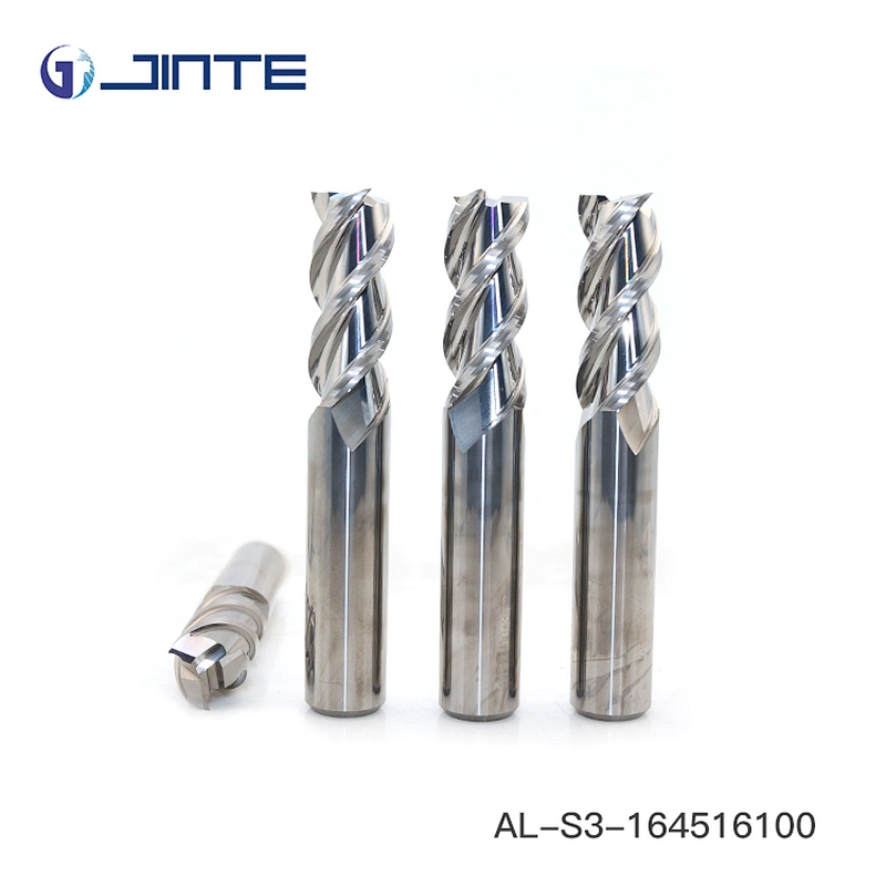 High Precision Tungsten Carbide CNC Lathe Tools 3 Flute Aluminum End Mill