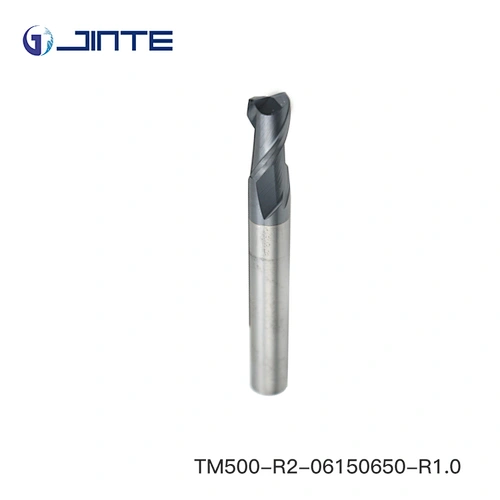 Solid Carbide 2 Flute R1.0 End Mills CNC Cutter HRC50/55 Chamfer Cutting Tools