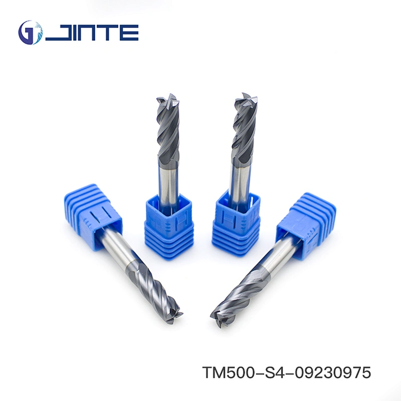 HRC50 degree 4 Flutes/Blades Flat End Mill Cutting Tool for CNC Milling Cutter