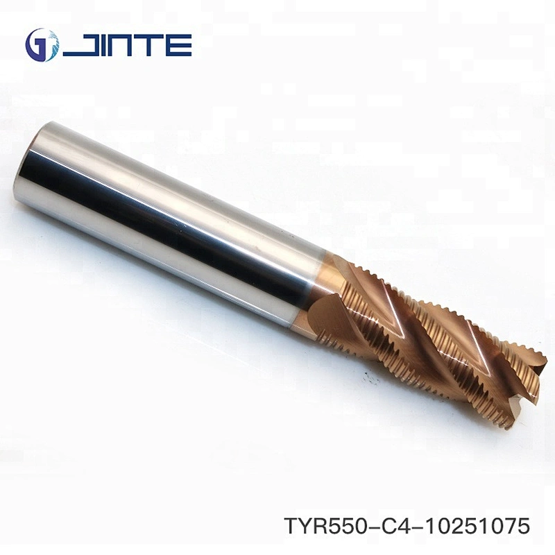 HRC55 Carbide Cutting Tools Solid Carbide End Mills for roughing application
