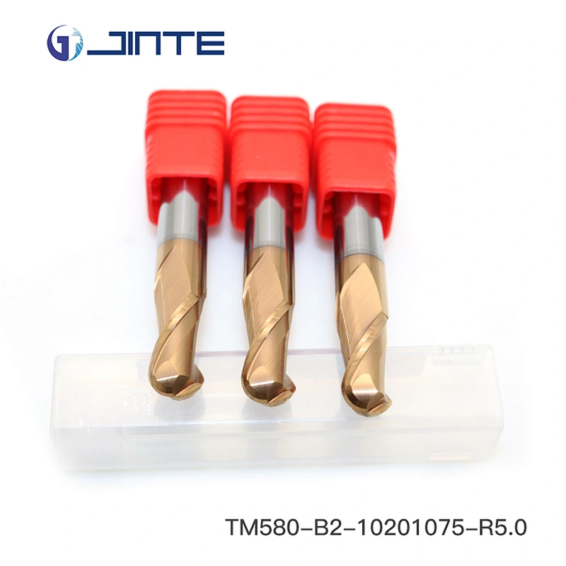 2 flutes ball nose carbide endmill 10*75 cnc cutter tool for stainless steel