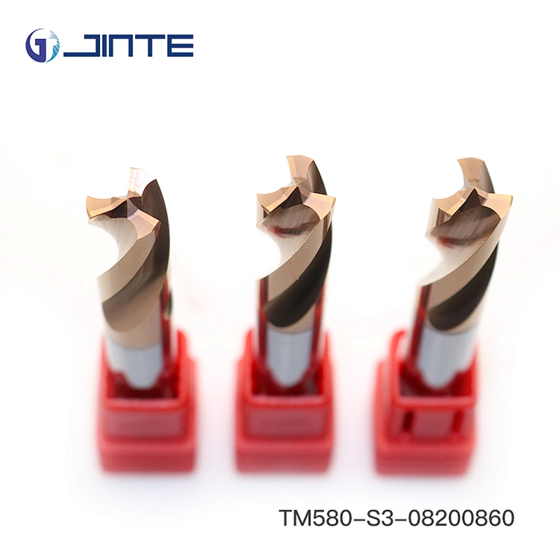 HRC55-58 3 flute high wear-resistance coating endmill for steel machining