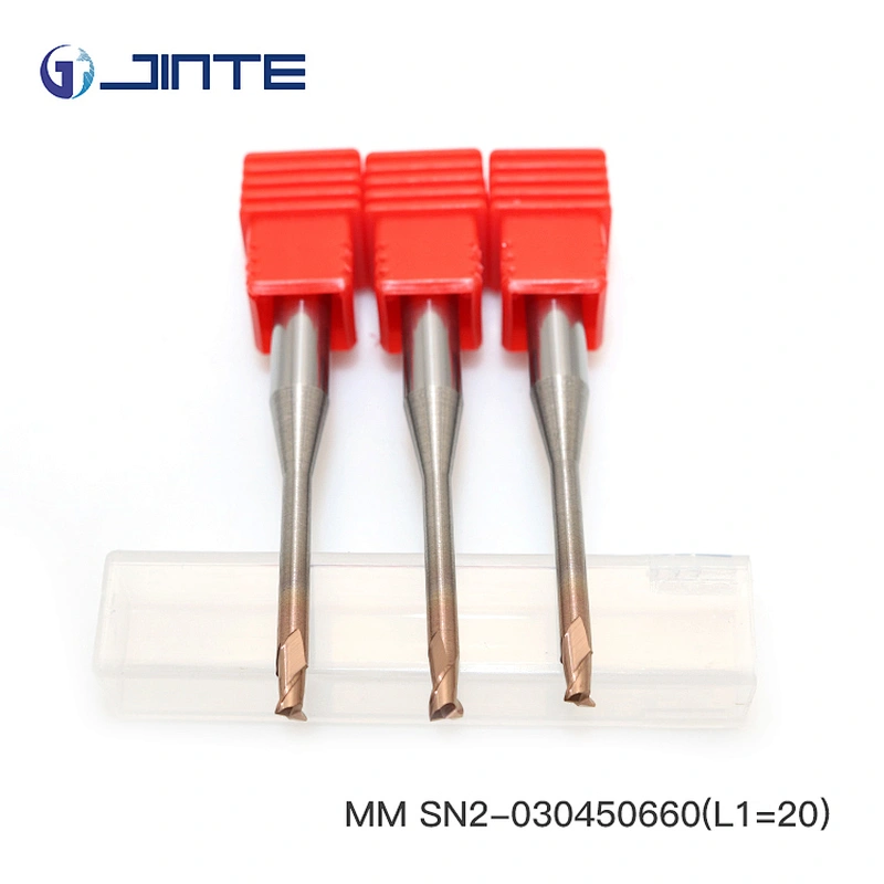 jinte MM series 0.8*50mm high accuracy two Flutes roundf Carbide End Mill