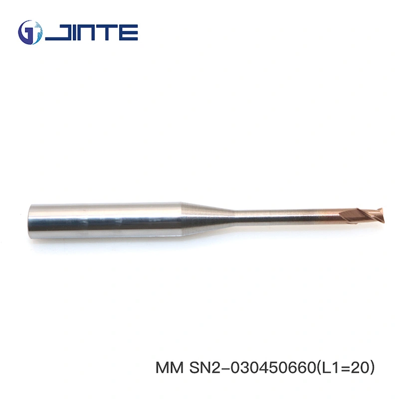 jinte MM series 0.8*50mm high accuracy two Flutes roundf Carbide End Mill
