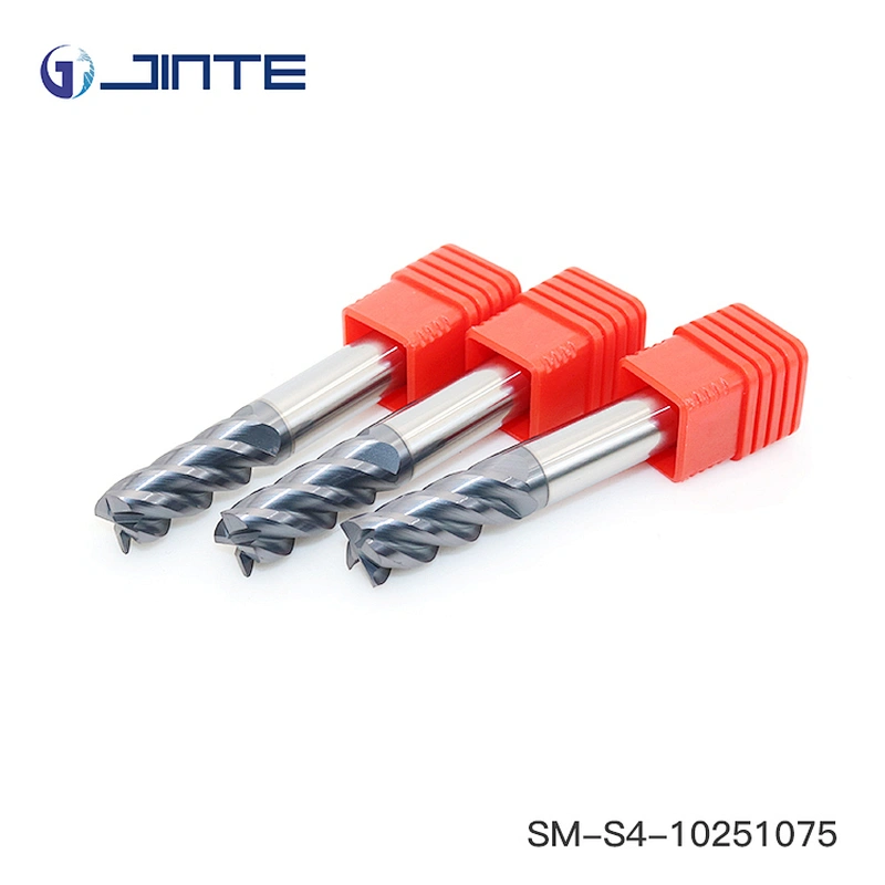 10mm 4 flutes high wear-resistance carbide end mills for stainless steel