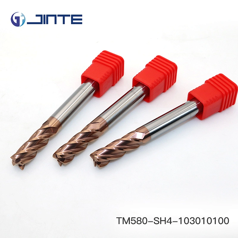 D10x100mm  4 Flute Solid Carbide Extra long shank Flat End Mills Cutter Tools