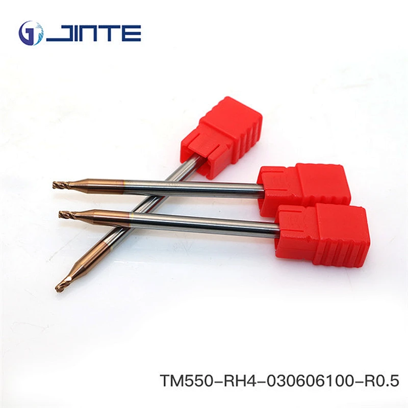 1mm long shank Tungsten Carbide ball End Mill HRC55