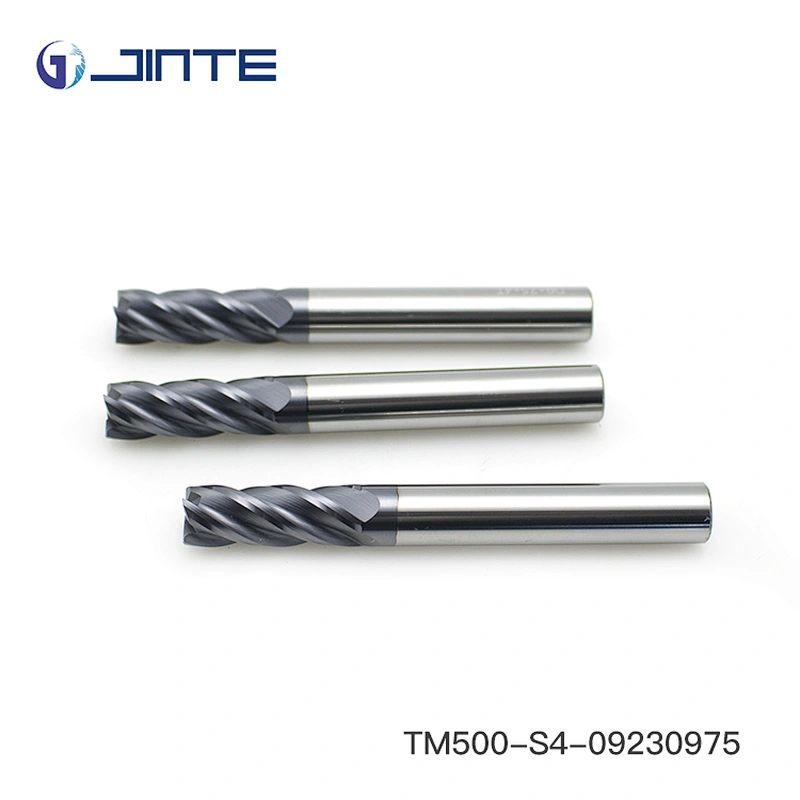 HRC50 degree 4 Flutes/Blades Flat End Mill Cutting Tool for CNC Milling Cutter