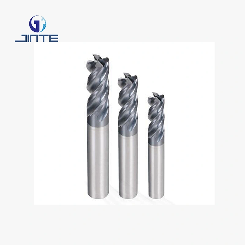 Manufacturer HRC60 HRC65 4 Flute Flat Endmills D1-20mm Carbide Milling Cutter Tool for Stainless Steel