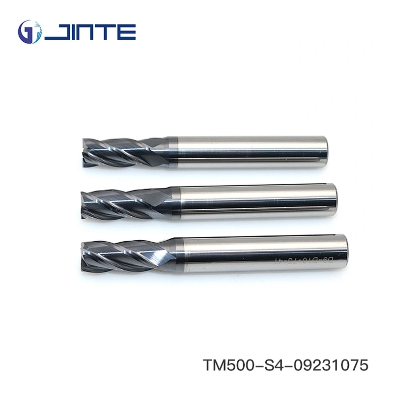HRC50 4 Flutes Flat Tungsten Carbide End Mill CNC Milling Cutter Tool