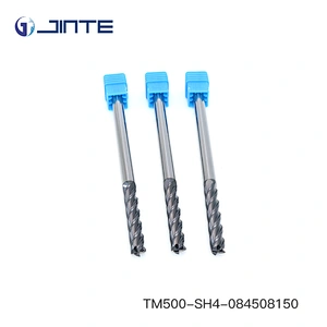 CNC Milling Long Shank Carbide Square 4 Flute End Mills Metalworking Tool Cutter