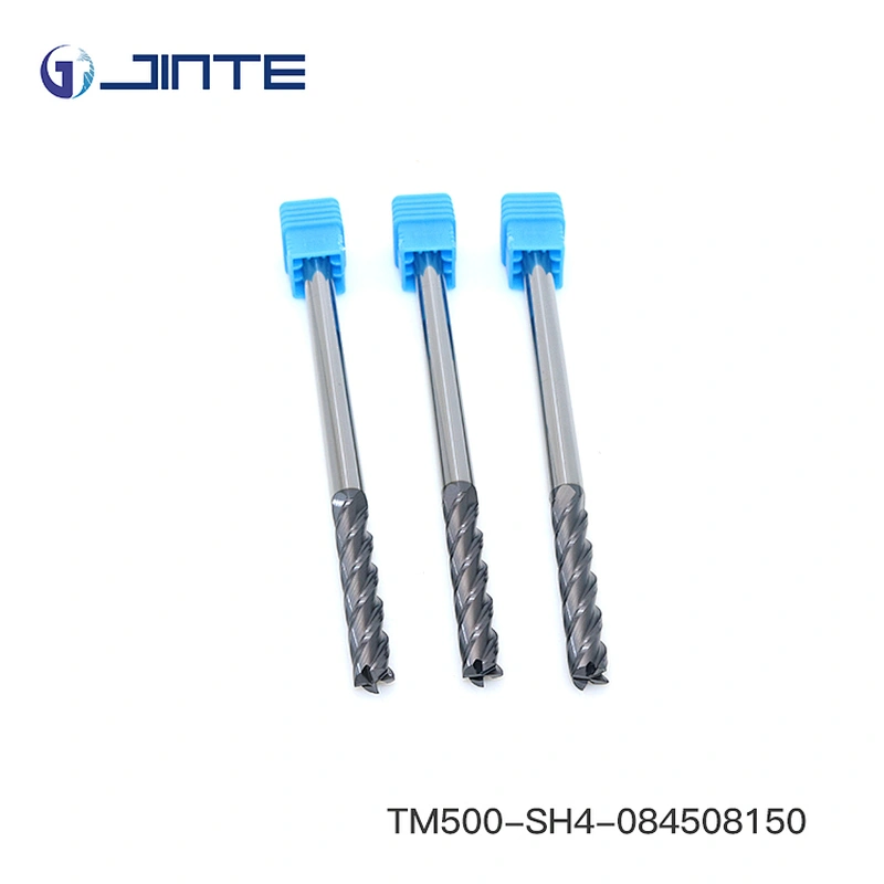 CNC Milling Long Shank Carbide Square 4 Flute End Mills Metalworking Tool Cutter