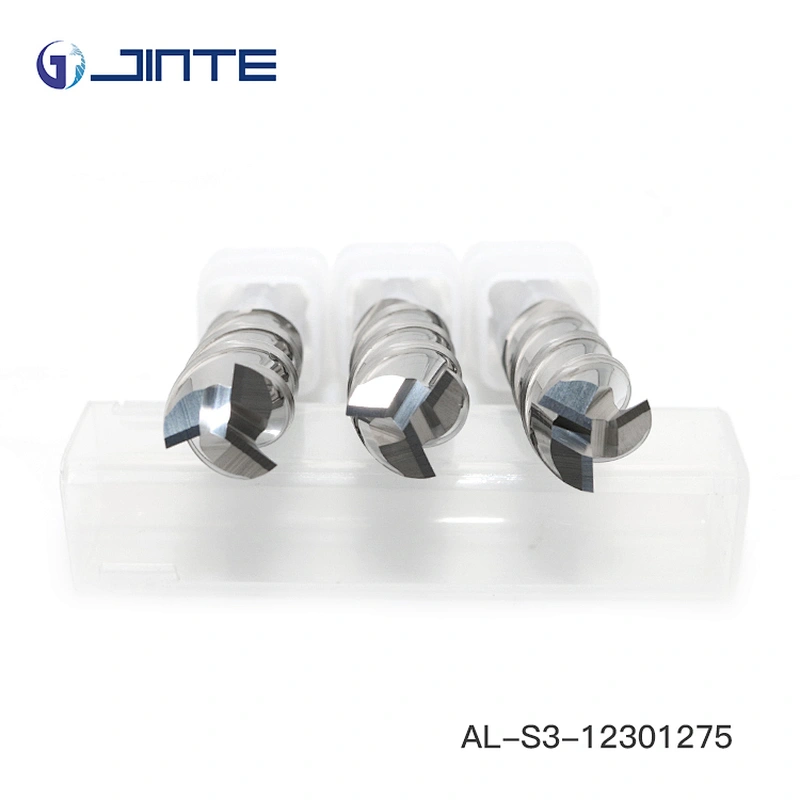 jinte lath tool standard size 3 flutes flatten end mill 6*50mm for aluminum processing