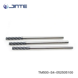 Jinte CNC Tungsten Solid Carbide 4 Flute Flat Extra Long End Mill Cutting Tools
