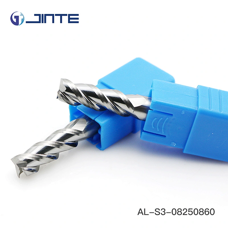 end mill factory supplier 3 flutes square end mills aluminium alloy 8*60MM