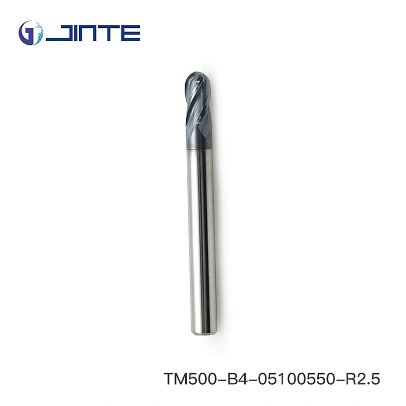 Wholesale Tungsten Carbide 5mm Ball Nose End Mill HRC45 Four Flute  CNC Cutter