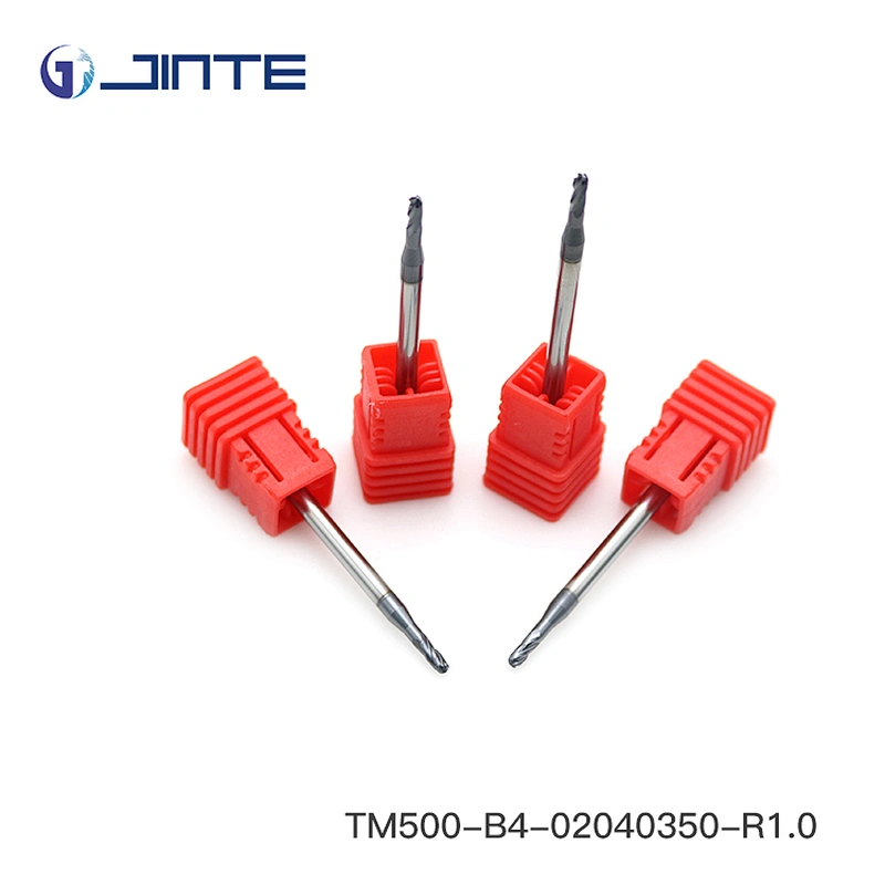 HRC50 4 Flutes Carbide Ball Nose End Mill/CNC Milling Cutter/Cutting Tools