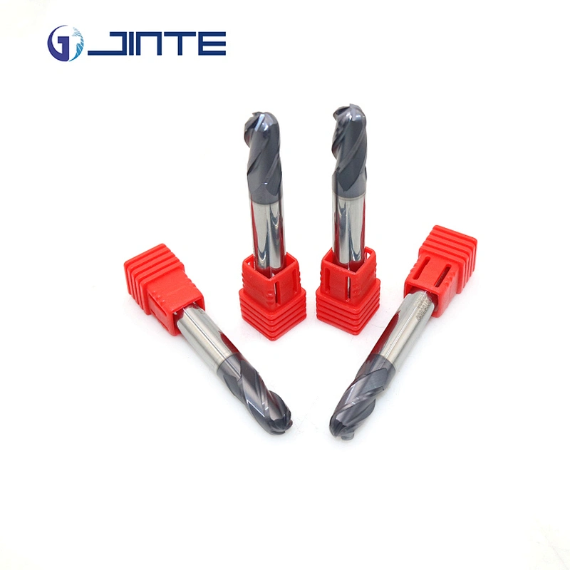 HRC45 HRC50 Good Price Ball Nose endmills de carburo 4 Flute Safety Milling Cutters for Steel