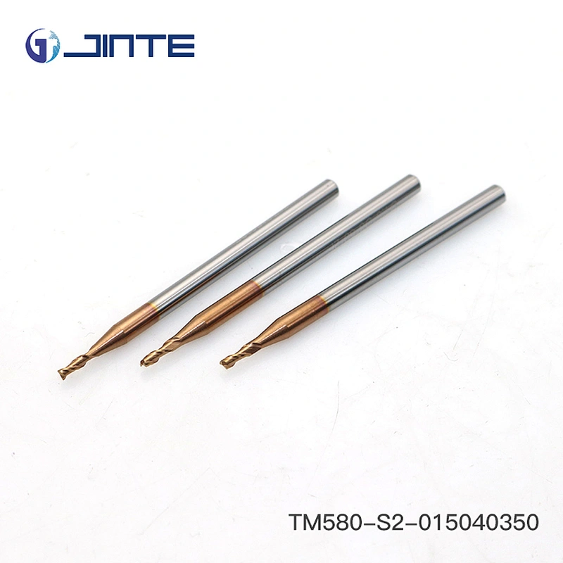 Ultra Micro Grain Carbide 4 Flute End Mills Flat Milling Cutter Square Endmill