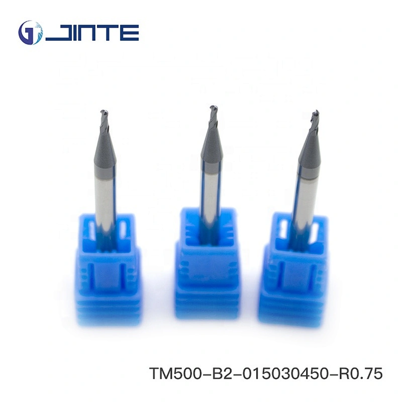 China Cutting Tools  2 Flute Tungsten Carbide Ballnose CNC Milling Cutter R0.75 endmills de carburo