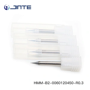 ballnose 0.6mm micro endmill 2 flute for steel processing