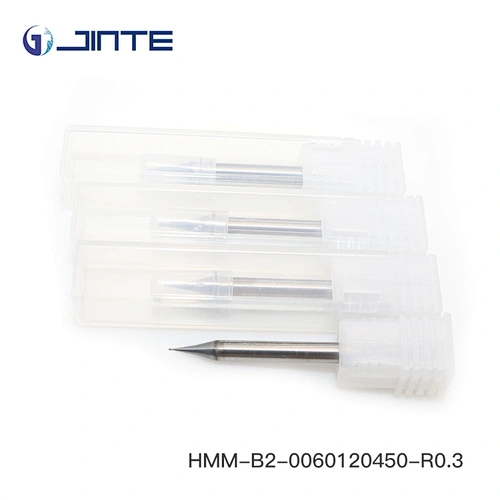 ballnose 0.6mm micro endmill 2 flute for steel processing