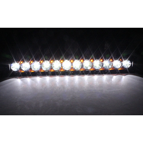 10W LatticePower LED light bar with Amber DRL ,IP68 waterproof with breather,3 Years warranty