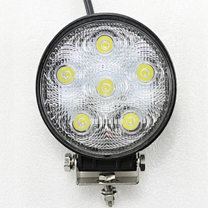 18W 1200LM, 10-32V, IP68, Spot/Flood  Round Led Work Light 4X4 offroad, jeep. car, truck