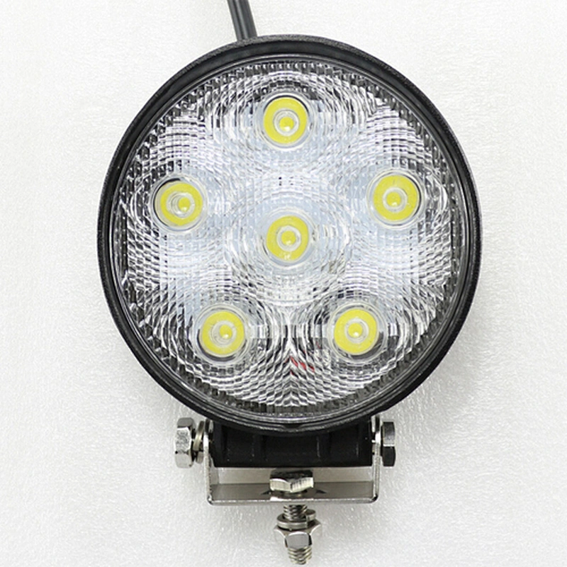 18W 1200LM, 10-32V, IP68, Spot/Flood  Round Led Work Light 4X4 offroad, jeep. car, truck