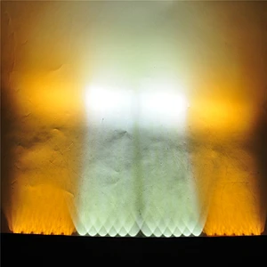 LED Single Row Light Bar 5W CREE Chips with White&Amber Lighting for Jeep IP68 waterproof