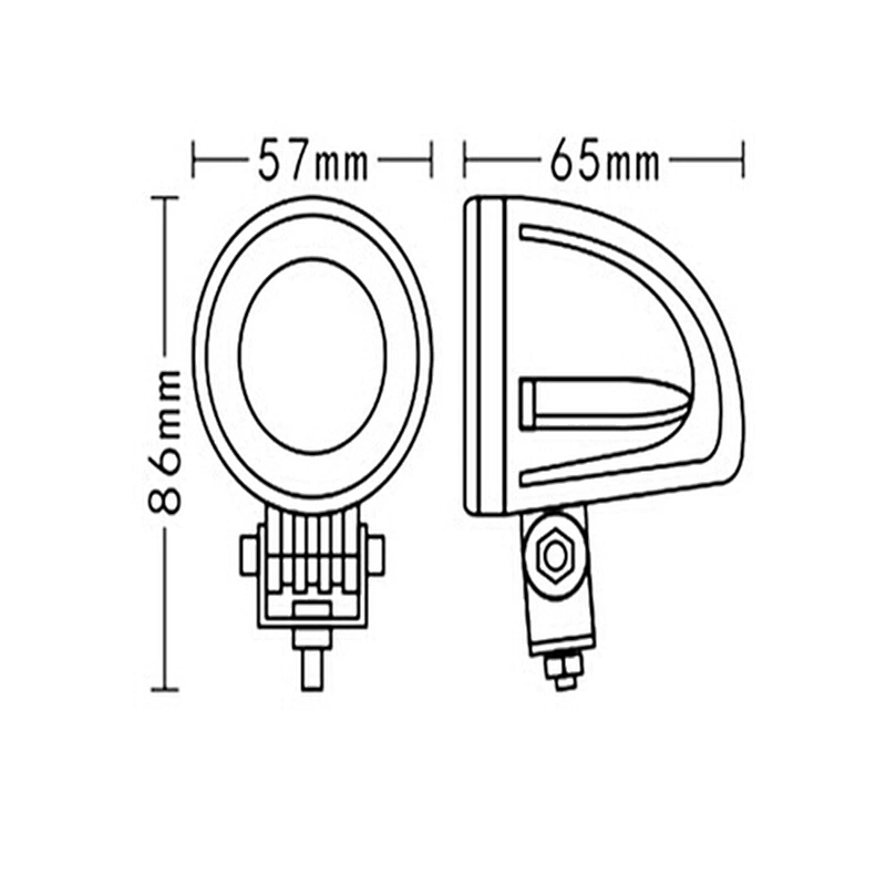 2 Inch 10W LED Work Light For 4x4, Truck, offroad, car