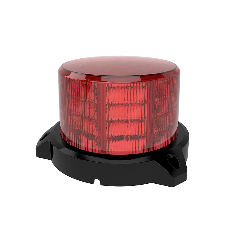 169.2 X 109.9 MM LED BEACON, 15 FLASH PATTERNS, MAGNET OR SCREWS MOUNT, WITH ECE R65,ECE R10,SAE J845 Class 2