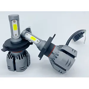 COB LED Headlights with 3 sides chips c H1 H3 H11, 6h8, H9 9005 (HB3) 9006 (HB4) H4 9004 (HB2) 9007 (HB5) , H13 Hi/Low Beam  LED Headlight for Cars,trucks