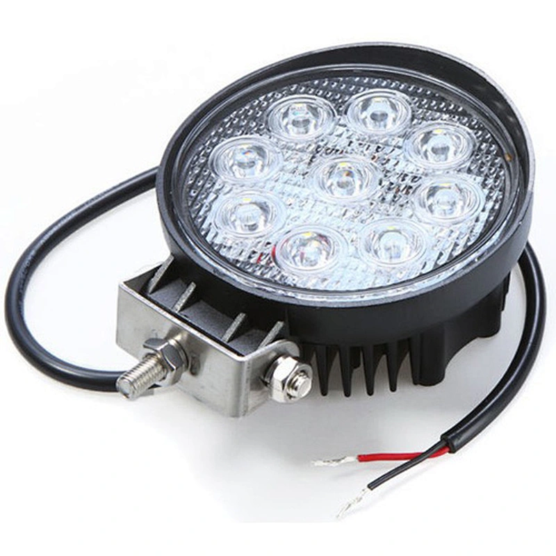 4 Inch Round 27W 1755LM IP68  LED Work Light for car jeep, truck, SUV