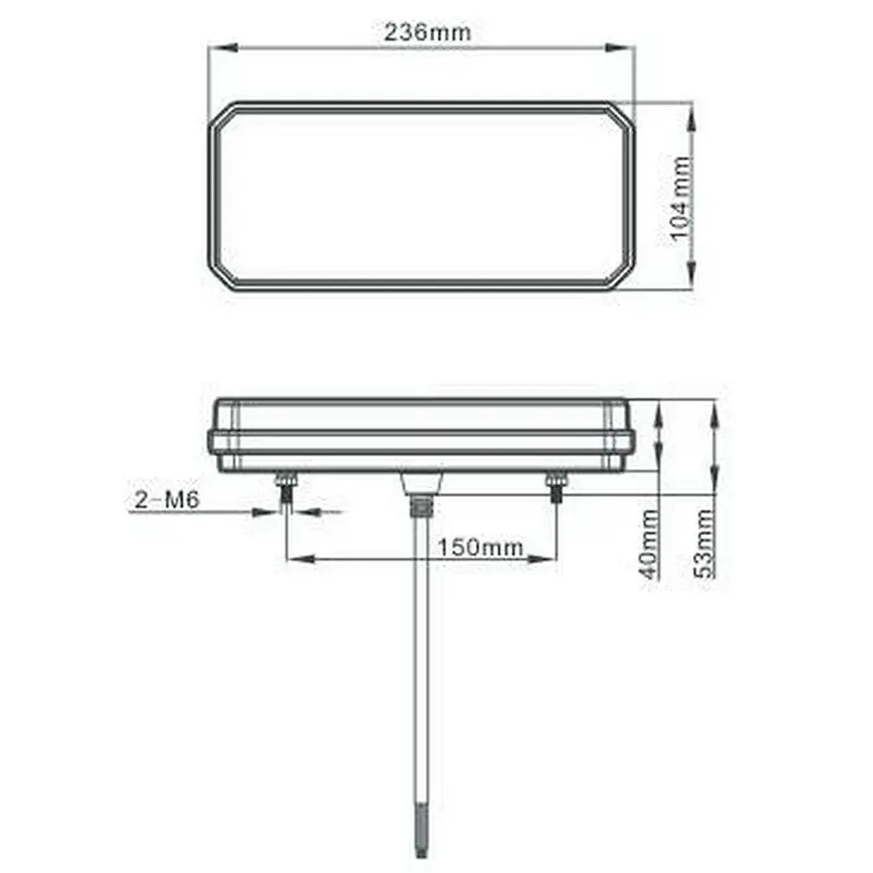 Multifunction Rear Combination Lamp,  with Tail light/ Reflector/ Reverse light/ Fog light/ Stop light/ Dynamic indicator
