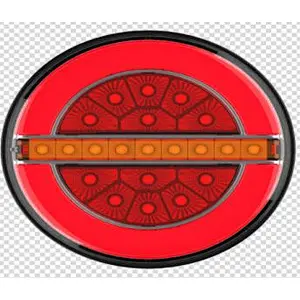 LED Tail Light, Round Trailer Tail light,  Turn Signal/Tail/Brake light/Reversing light/Fog light WITH ECE, EMC R10 R7 R6 R23 R28 DOT:FMUSS 108