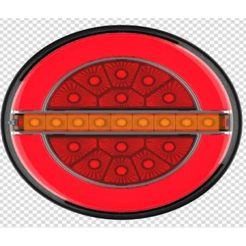 LED Tail Light, Round Trailer Tail light,  Turn Signal/Tail/Brake light/Reversing light/Fog light WITH ECE, EMC R10 R7 R6 R23 R28 DOT:FMUSS 108