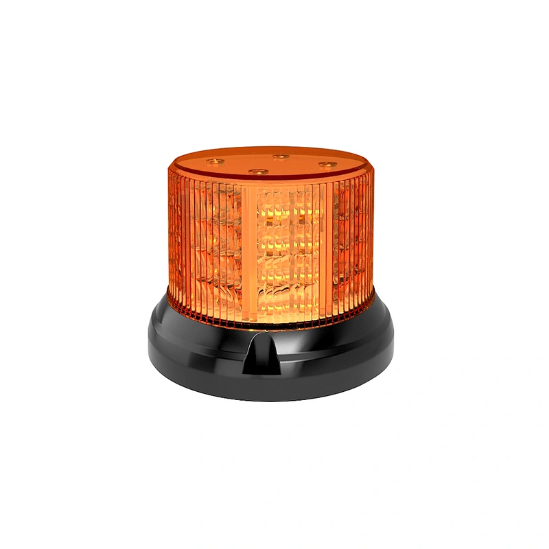112 X 86.4 MM LED BEACON, 15 FLASH PATTERNS, MAGNET OR SCREWS MOUNT  WITH ECE R65,ECE R10,SAE J845 Class 2