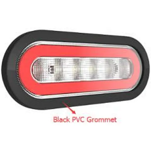 LED Trailer Tail Light, Rear Combination Lamp, Brake/Turn Signal Light, RED/ AMBER