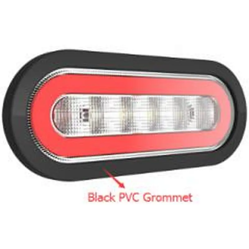 LED Trailer Tail Light, Rear Combination Lamp, Brake/Turn Signal Light, RED/ AMBER