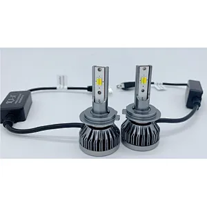 Dual Color 28W CSP LED Chip H7 H1 H3 H11, 6h8, H9 9005 (HB3) 9006 (HB4) H4 9004 (HB2) 9007 (HB5) , H13 Hi/Low Beam 9-32V DC IP68 6000K LED Headlight for cars