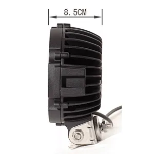 51W CREE 9-32V Round IP68 6500K Led Work Light for off road Jeep, truck.