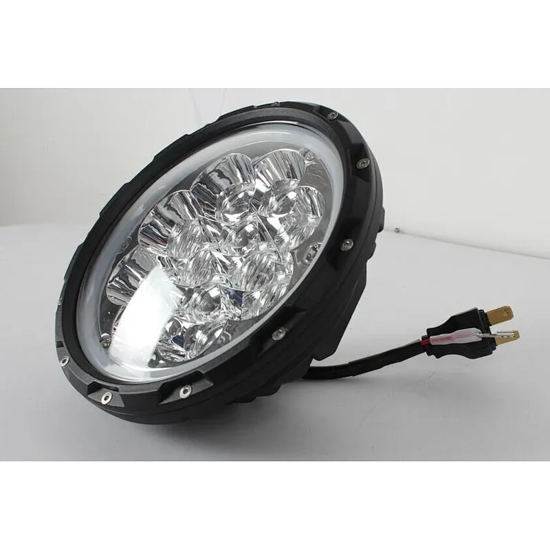 60W 7inch halo harley davidson fog Light /Angel Eyes 6000K, IP68