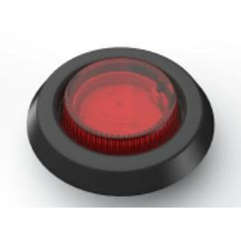 LED Tail Light, Round Trailer Tail light With ECE:R91 EMC:R10 DOT:FMUSS 108,  red/White/Amber